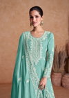 Flory By Gulkayra Real Chinon Wedding Wear Sharara Readymade Suits Wholesale Market In Surat